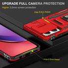 For Motorola Moto G84 Armor PC + TPU Camera Shield Phone Case(Red) - 3