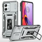 For Motorola Moto G84 Armor PC + TPU Camera Shield Phone Case(Grey) - 1