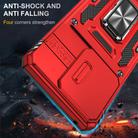 For Motorola Edge 40 Armor PC + TPU Camera Shield Phone Case(Red) - 2