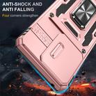 For Motorola Edge 40 Armor PC + TPU Camera Shield Phone Case(Rose Gold) - 2