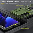 For Motorola Edge 40 Armor PC + TPU Camera Shield Phone Case(Olive Green) - 3