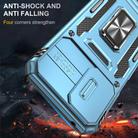 For Motorola Moto G Play 5G 2024 Armor PC + TPU Camera Shield Phone Case(Light Blue) - 2