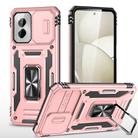 For Motorola Moto G Play 5G 2024 Armor PC + TPU Camera Shield Phone Case(Rose Gold) - 1