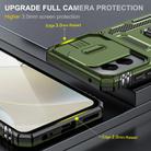 For Motorola Moto G Power 2024 Armor PC + TPU Camera Shield Phone Case(Olive Green) - 3