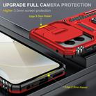 For Motorola Moto G Stylus 5G 2024 Armor PC + TPU Camera Shield Phone Case(Red) - 3
