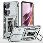 For OPPO Reno10 Global Armor PC + TPU Camera Shield Phone Case(Grey) - 1