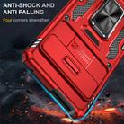 For Google Pixel 9/9 Pro Armor PC + TPU Camera Shield Phone Case(Red) - 2