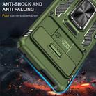 For Google Pixel 9 Pro XL 6.8 Armor PC + TPU Camera Shield Phone Case(Olive Green) - 2