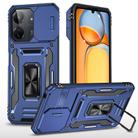 For Xiaomi Poco C65/Redmi 13C Armor PC + TPU Camera Shield Phone Case(Navy Blue) - 1