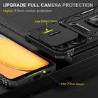 For Xiaomi Redmi 12 Armor PC + TPU Camera Shield Phone Case(Black) - 3