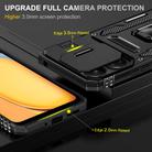 For Xiaomi Redmi Note 13 Pro 4G Armor PC + TPU Camera Shield Phone Case(Black) - 3