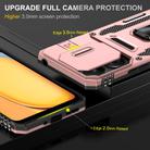 For Xiaomi Redmi Note 13 Pro 4G Armor PC + TPU Camera Shield Phone Case(Rose Gold) - 3