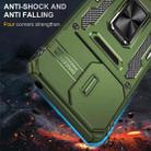 For Xiaomi Redmi Note 13 Pro 4G Armor PC + TPU Camera Shield Phone Case(Olive Green) - 2