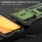For Xiaomi Redmi Note 13 Pro 4G Armor PC + TPU Camera Shield Phone Case(Olive Green) - 3