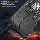 For Samsung Galaxy Z Fold6 5G Armor PC + TPU Camera Shield Phone Case(Black) - 2