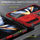 For Samsung Galaxy Z Fold6 5G Armor PC + TPU Camera Shield Phone Case(Red) - 3