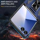 For Samsung Galaxy Z Flip7 5G Armor PC + TPU Camera Shield Phone Case(Navy Blue) - 2