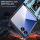 For Samsung Galaxy Z Flip7 5G Armor PC + TPU Camera Shield Phone Case(Light Blue) - 2