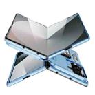 For Samsung Galaxy Z Fold7 5G Armor PC + TPU Camera Shield Phone Case(Light Blue) - 2
