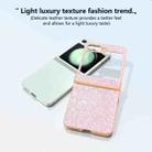 For Samsung Galaxy Z Flip5 Glitter Powder Diamond Paint Shockproof Phone Case(Pink) - 2