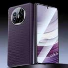 For Huawei Mate X5 Magnetic Carbon Fiber Ultra-thin Shockproof Phone Case(Purple) - 1