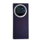 For vivo X Fold3 Kevlar Carbon Fiber Ultra-thin Shockproof Phone Case(Purple) - 1
