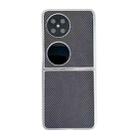 For Huawei P50 Pocket Kevlar Carbon Fiber Ultra-thin Shockproof Phone Case(Black) - 1