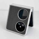 For Huawei P50 Pocket Kevlar Carbon Fiber Ultra-thin Shockproof Phone Case(Black) - 3