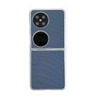 For Huawei Pocket 2 Kevlar Carbon Fiber Ultra-thin Shockproof Phone Case(Blue) - 1