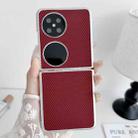 For Huawei Pocket 2 Kevlar Carbon Fiber Ultra-thin Shockproof Phone Case(Red) - 2