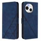 For Sharp Aquos Sense9 Crossbody 3D Embossed Flip Leather Phone Case(Blue) - 2