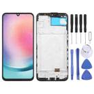 For Samsung Galaxy A24 SM-A245F 6.43inch OLED LCD Screen Digitizer Full Assembly with Frame - 1