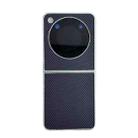 For ZTE nubia Flip Kevlar Carbon Fiber Ultra-thin Shockproof Phone Case(Black) - 1