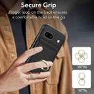 For Google Pixel 8a RFID Anti-theft Card Ring Holder Phone Case(Black) - 3
