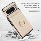 For Google Pixel 8 Pro RFID Anti-theft Card Ring Holder Phone Case(White) - 2