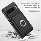 For Google Pixel 8 Pro RFID Anti-theft Card Ring Holder Phone Case(Black) - 2