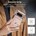 For Google Pixel 8 Pro RFID Anti-theft Card Ring Holder Phone Case(Rose Gold) - 3