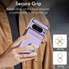 For Google Pixel 8 Pro RFID Anti-theft Card Ring Holder Phone Case(Purple) - 3