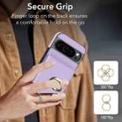 For Google Pixel 9 Pro XL RFID Anti-theft Card Ring Holder Phone Case(Purple) - 2