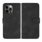 For iPhone 12 / 12 Pro Skin Feel Geometric Lines Leather Phone Case(Black) - 2