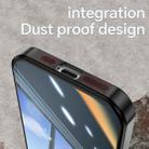 For iPhone 15 Pro Acrylic Hybrid TPU Armor Shockproof Phone Case(Black) - 3