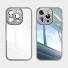 For iPhone 15 Pro Acrylic Hybrid TPU Armor Shockproof Phone Case(Grey) - 2