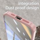 For iPhone 15 Acrylic Hybrid TPU Armor Shockproof Phone Case(Pink) - 3