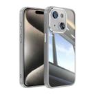 For iPhone 15 Acrylic Hybrid TPU Armor Shockproof Phone Case(Grey) - 1