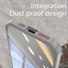 For iPhone 15 Acrylic Hybrid TPU Armor Shockproof Phone Case(Grey) - 3