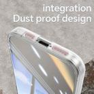 For iPhone 15 Acrylic Hybrid TPU Armor Shockproof Phone Case(Transparent) - 3