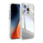 For iPhone 14 Pro Acrylic Hybrid TPU Armor Shockproof Phone Case(Transparent) - 1