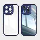 For iPhone 13 Pro Acrylic Hybrid TPU Armor Shockproof Phone Case(Blue) - 2