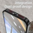 For iPhone 13 Acrylic Hybrid TPU Armor Shockproof Phone Case(Black) - 3