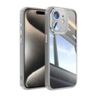 For iPhone 12 Acrylic Hybrid TPU Armor Shockproof Phone Case(Grey) - 1